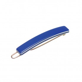Very small size tiny and skinny shape Hair clip in Blue and white