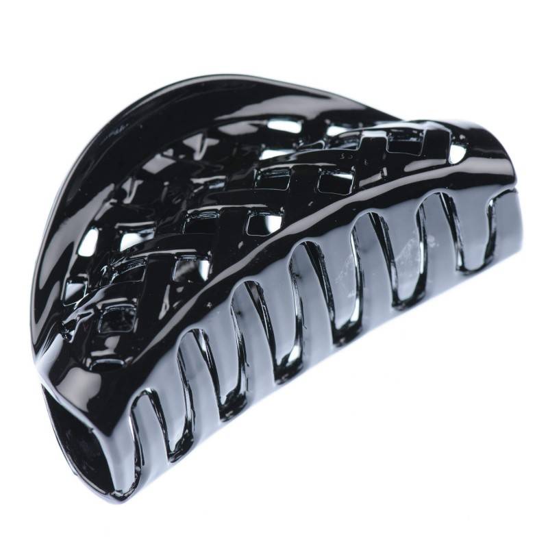 Medium size Hair claw clip in Black - Hair jaw clips and claws