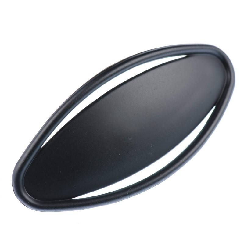 Medium size oval shape Hair barrette in Black