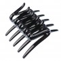 Medium size special ornament Hair claw clip in Black