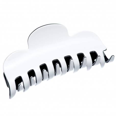 Large size Hair jaw clip in White and black - Hair jaw clips and claws