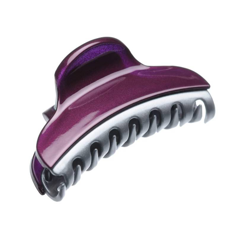 Small size regular shape Hair claw clip in Violet
