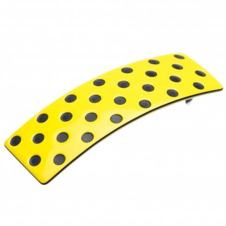 Medium size Hair barrette in Yellow and black - Hair barrettes and hair  clips