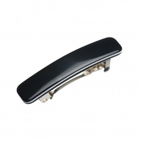 Small size rectangular shape Hair clip in Black and white