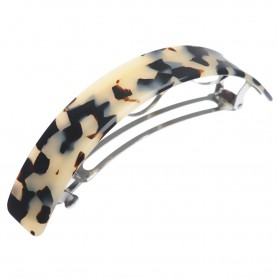 Very large size rectangular shape Hair barrette in Tokyo blond