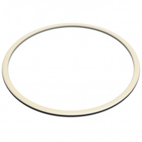 Large size round shape Bracelet in Ivory and black