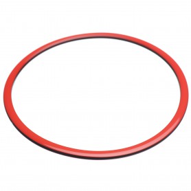 Large size round shape Bracelet in Marlboro red and black