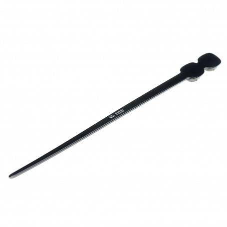 Medium size Hair stick in Ivory and black - Hair sticks and pins