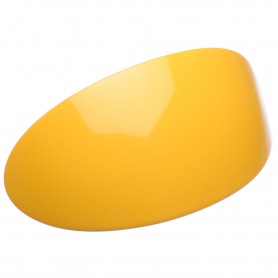 Extra large size oval shape Hair barrette in Maize yellow and black