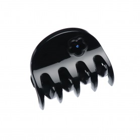 Small size regular shape Hair jaw clip in Black