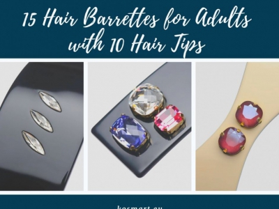15 Hair Barrettes for Adults with 10 Hair Tips